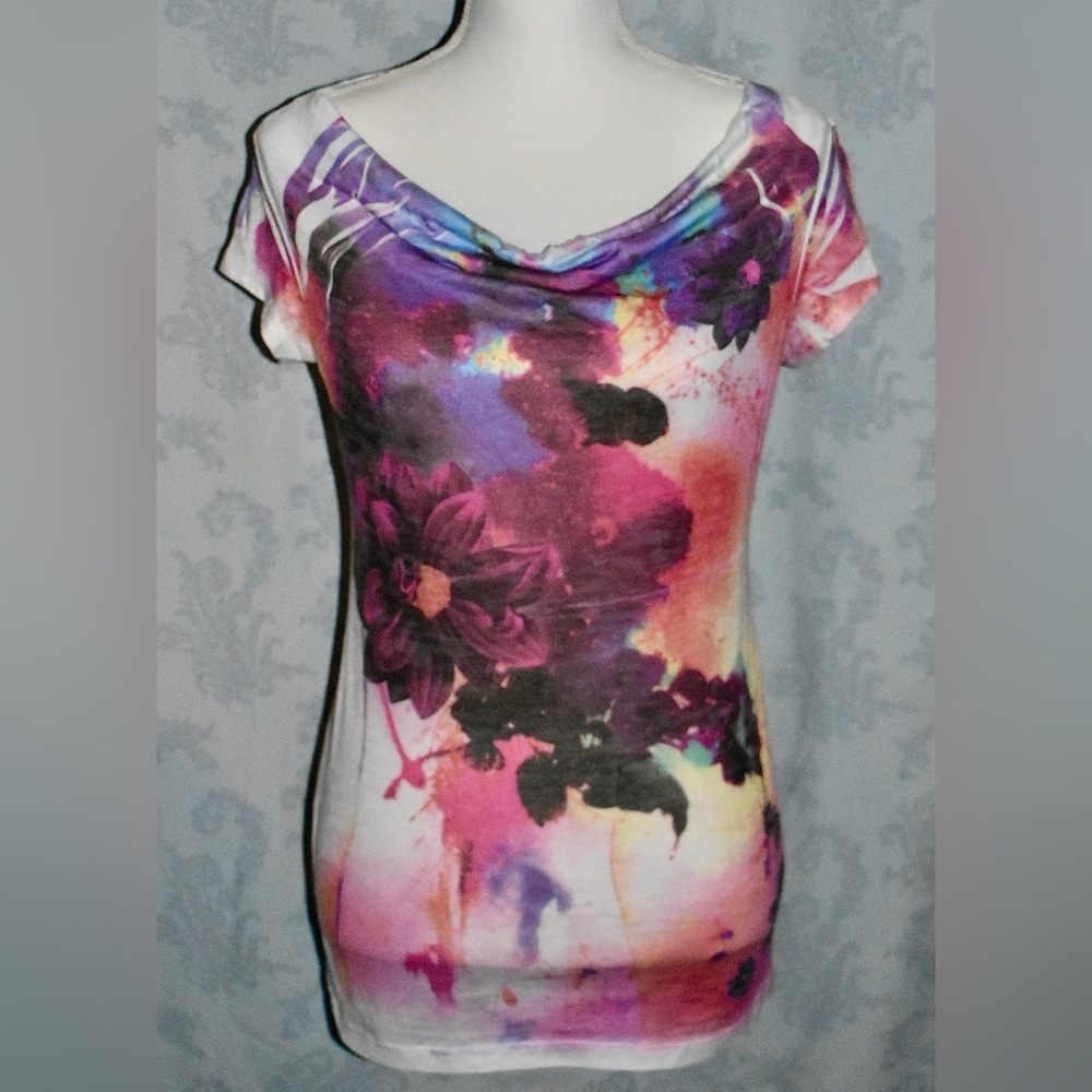 Floral Short Sleeve Top